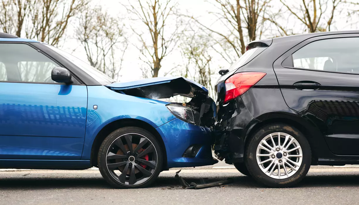 An image of a car crash.
