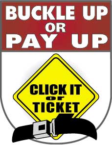 Buckle up or pay up