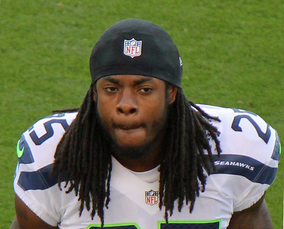 Richard Sherman during his playing days. Courtesy Wikimedia Commons.